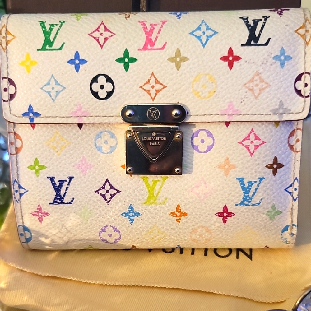 🩷💛Louis Vuitton Monogram Multicolor Koala Wallet🩵💜